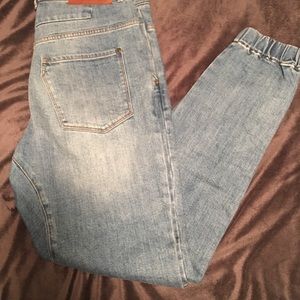 Men Denim distressed jogger jeans